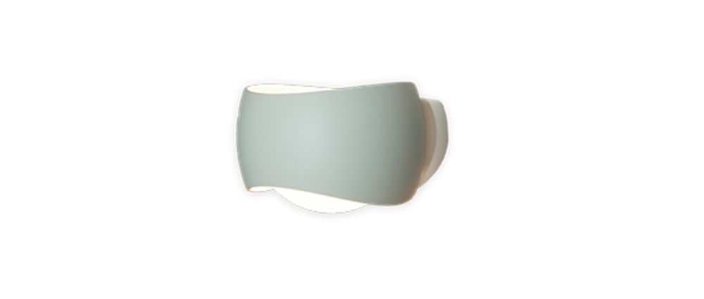 Curved wandlamp