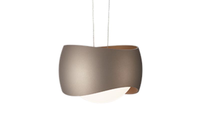 Curved hanglamp