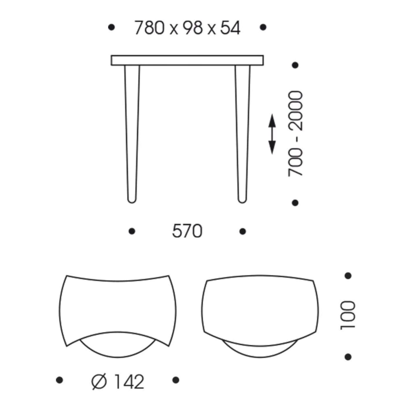 Curved 2 hanglamp