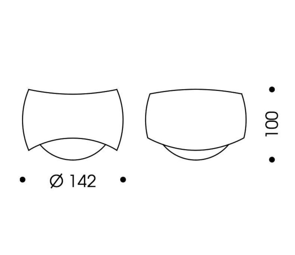 Curved hanglamp