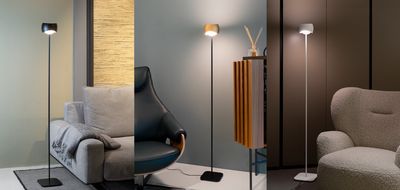 Curved vloerlamp