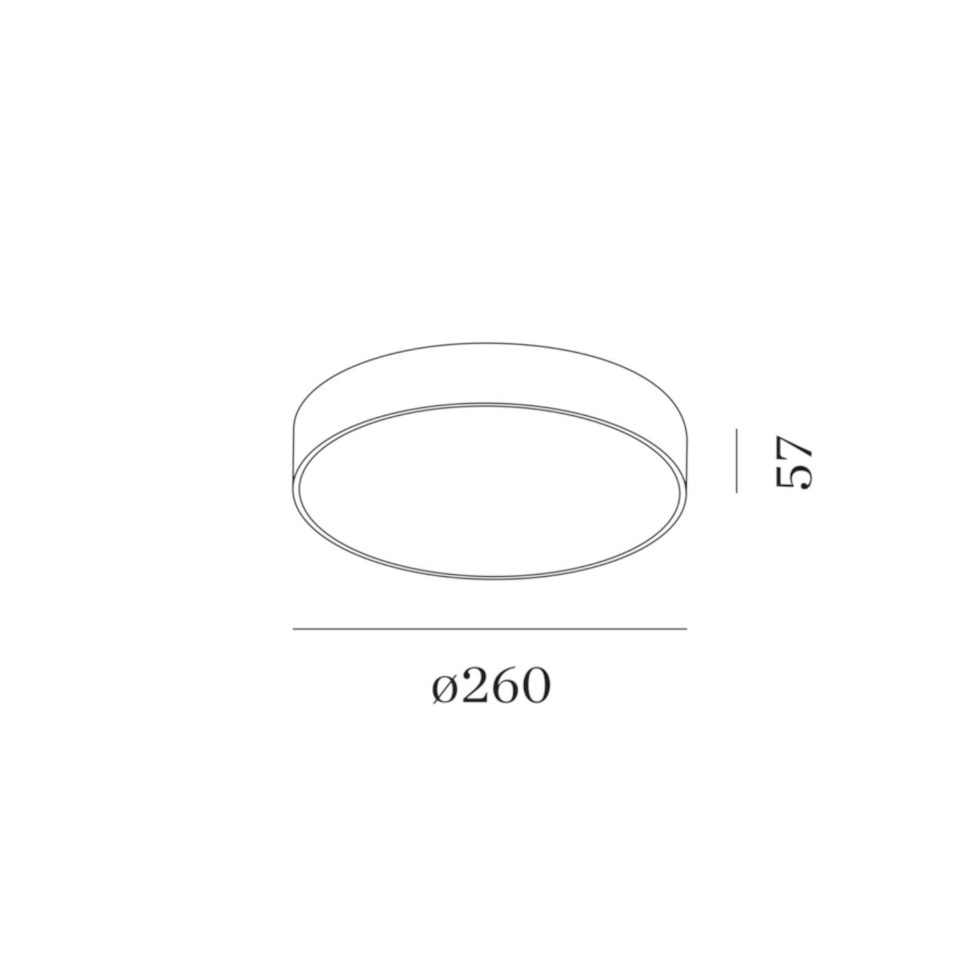 Roby IP44 2.6 wand-plafondlamp 