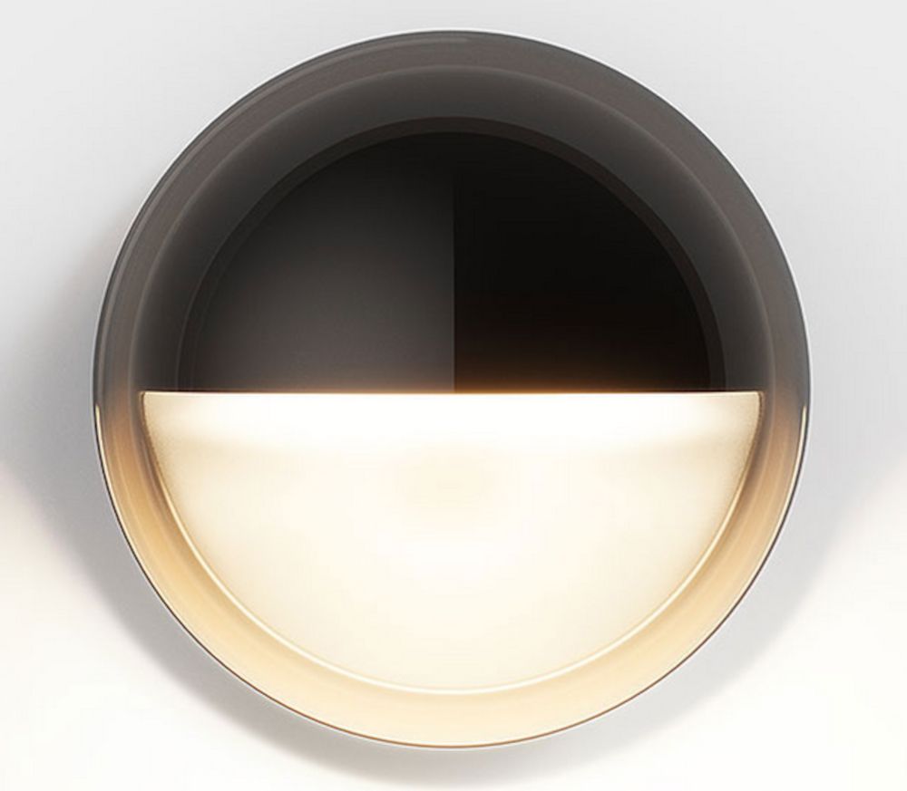 las.2 deep black wandlamp