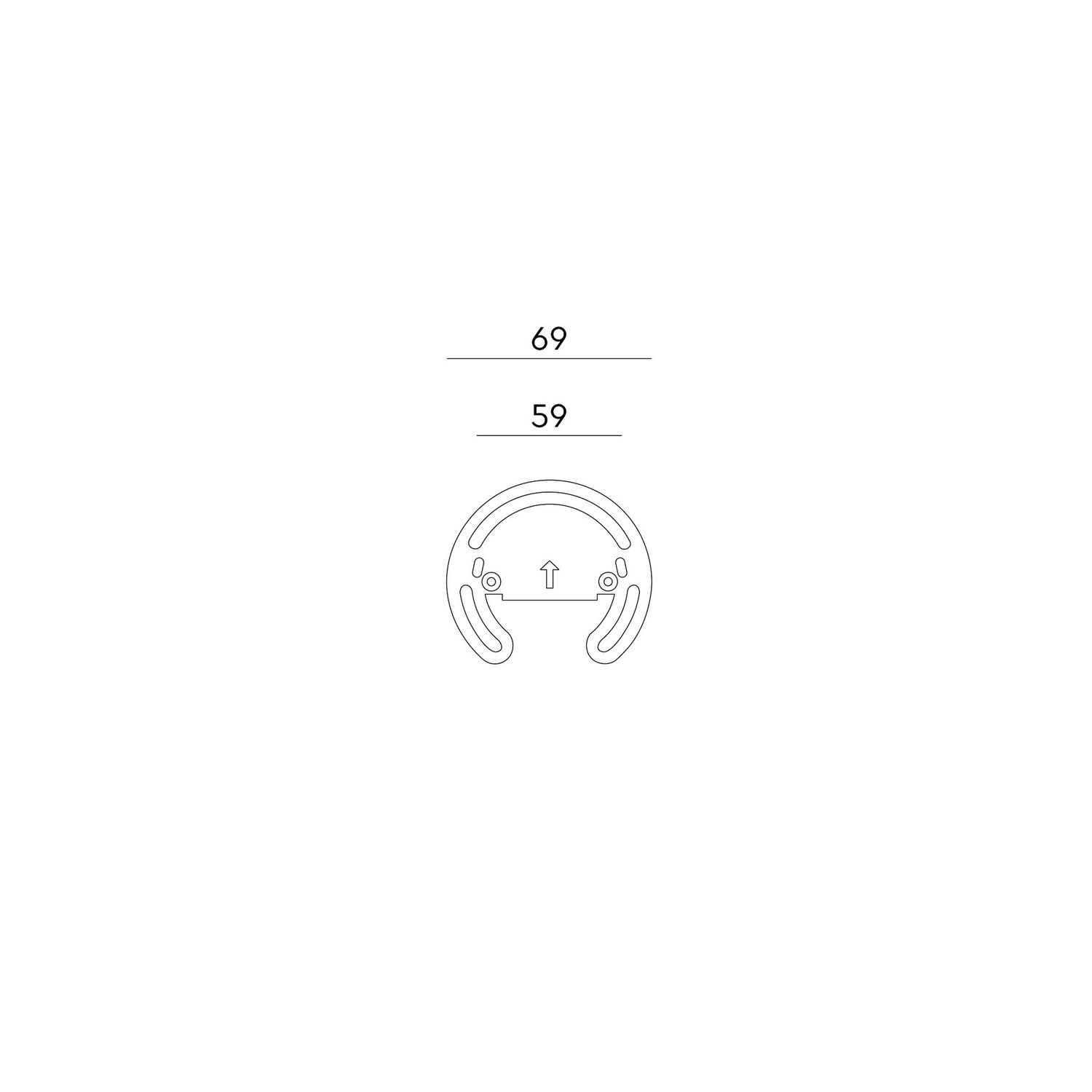 Bolt 10 Wall. Misty White