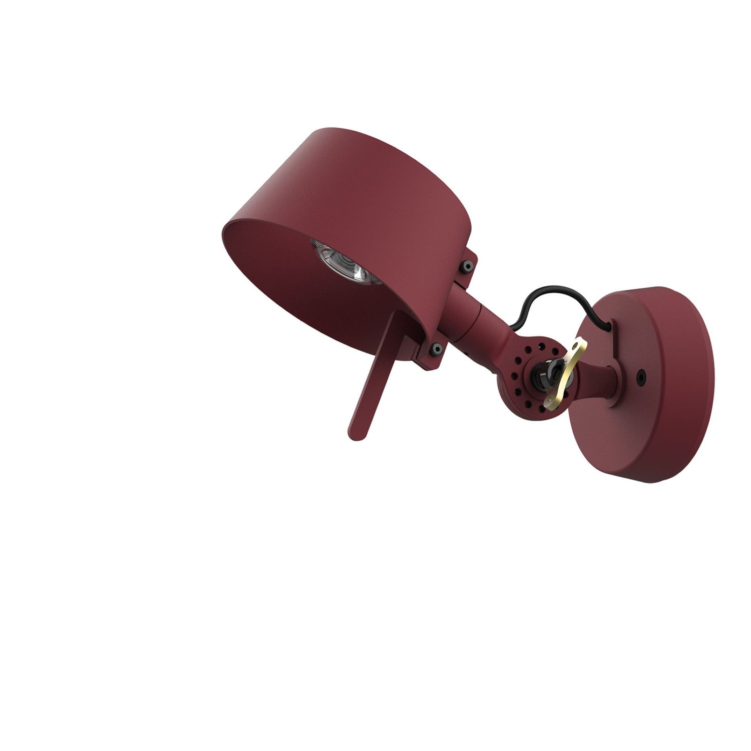 Bolt 10 Wall. Burgundy Red