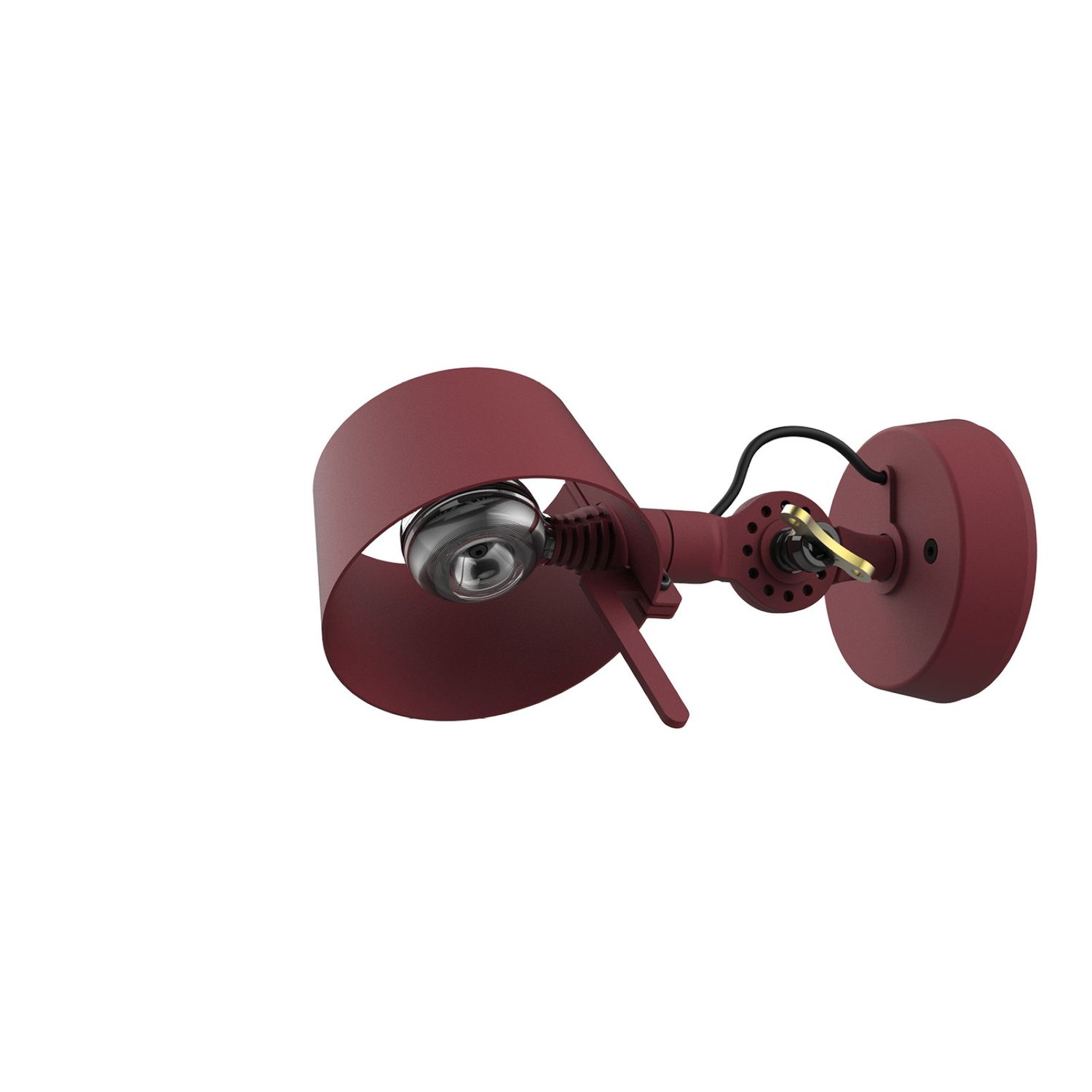 Bolt 10 Wall. Burgundy Red