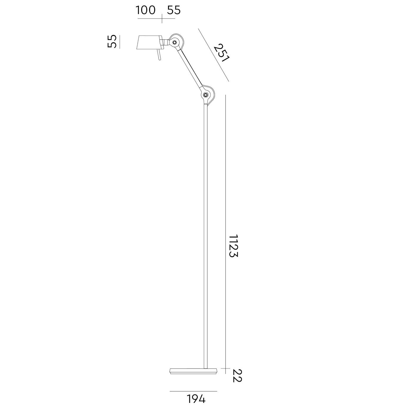 Bolt 10 Floor Shadow Black