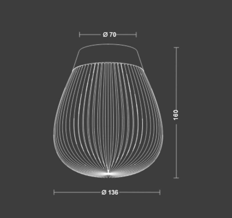 plissee D plafondlamp
