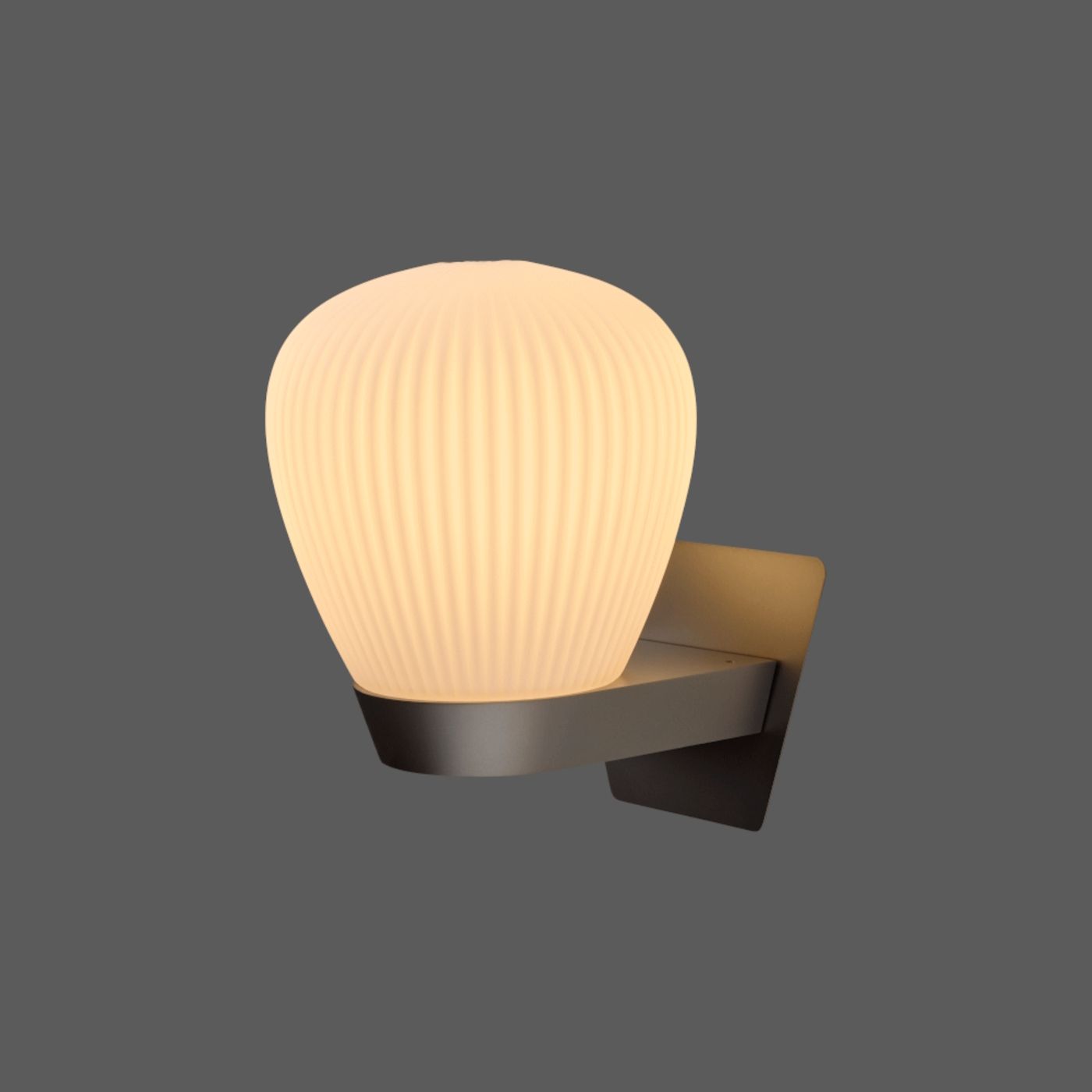 plissee W wandlamp