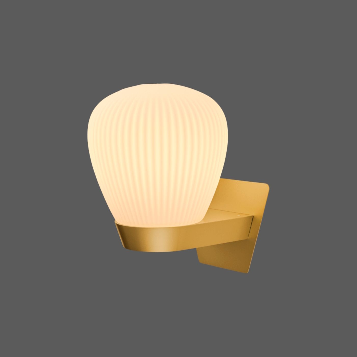 plissee W wandlamp