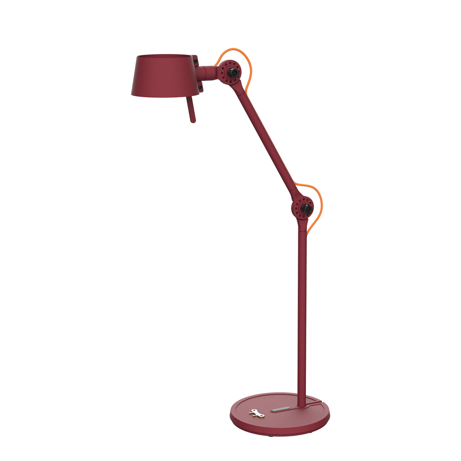 Bolt 10 Desk Burgundy Red