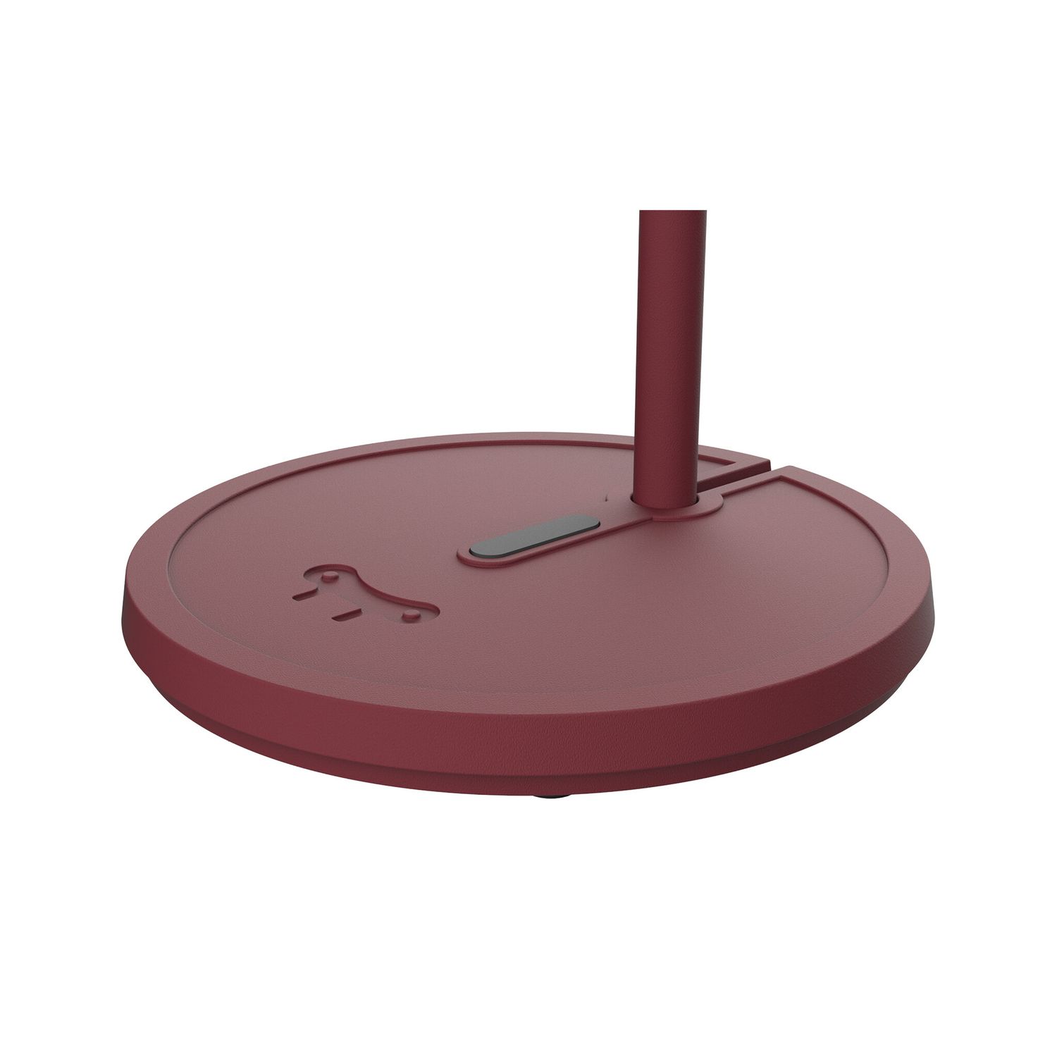 Bolt 10 Desk Burgundy Red