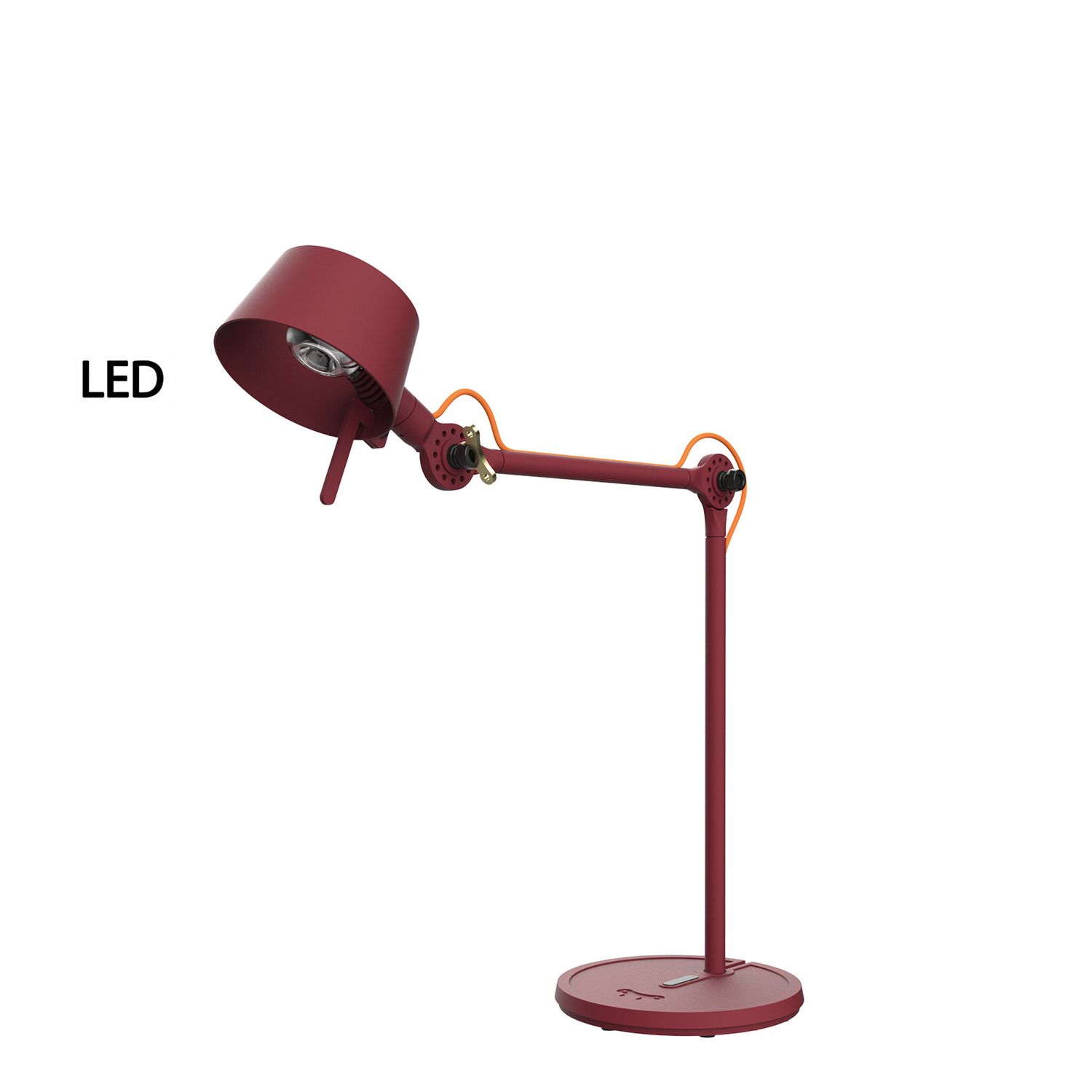 Bolt 10 Desk Burgundy Red