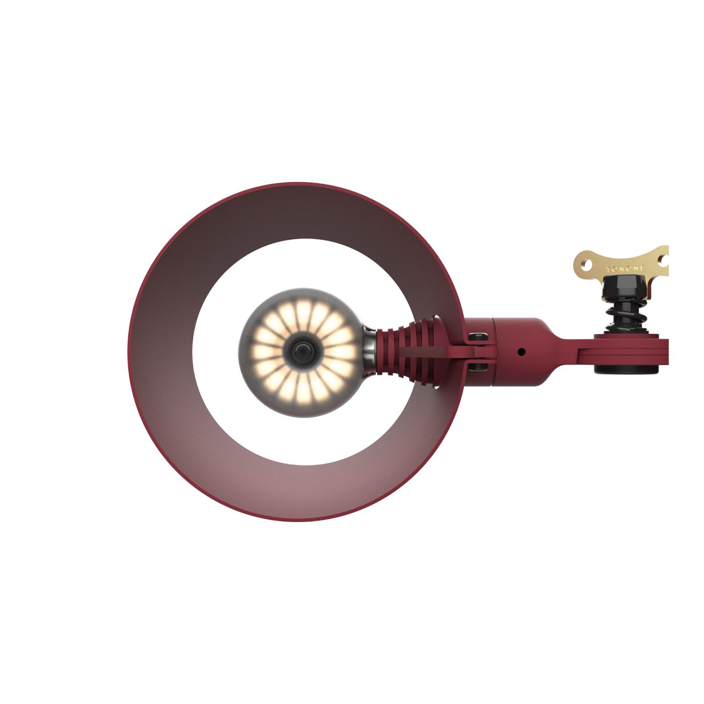 Bolt 10 Desk Burgundy Red