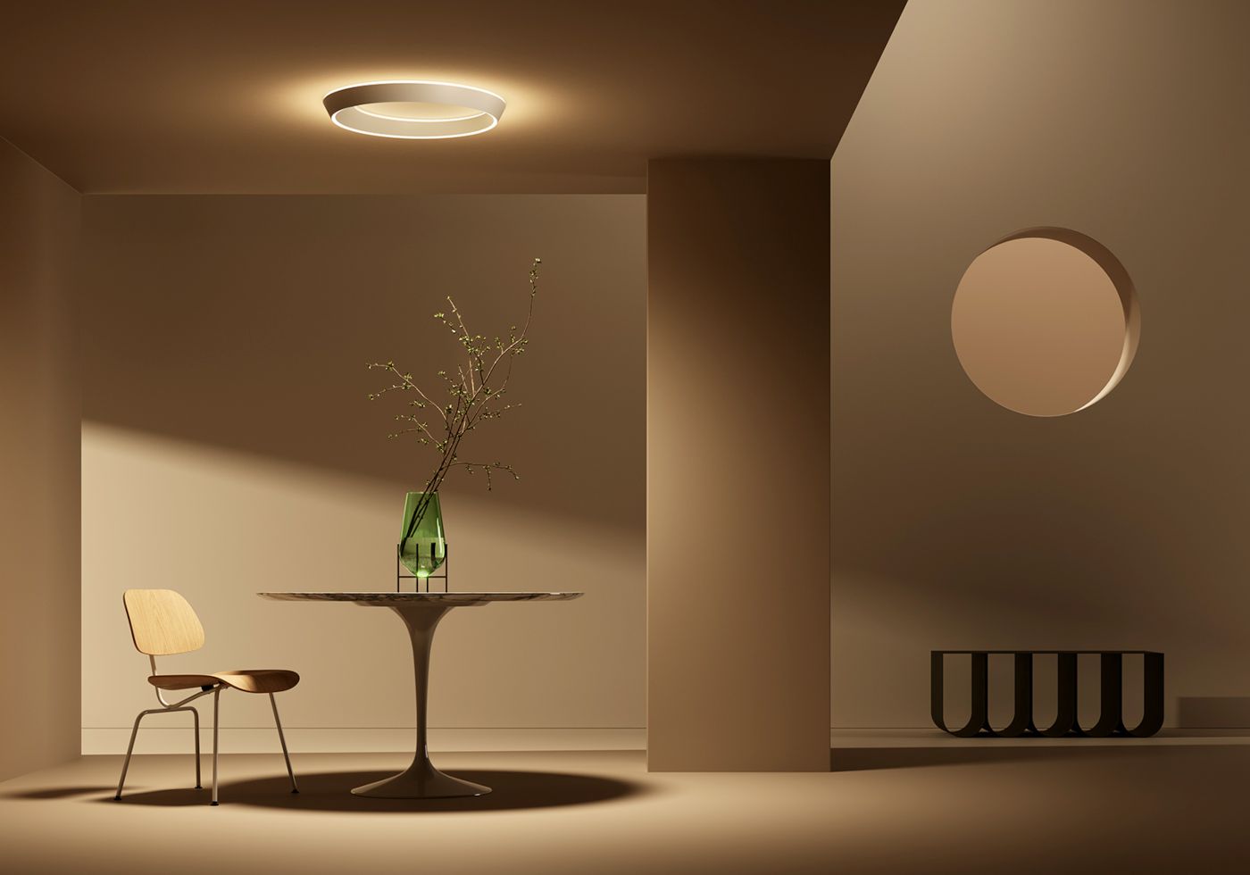 Tidal plafondlamp 75 