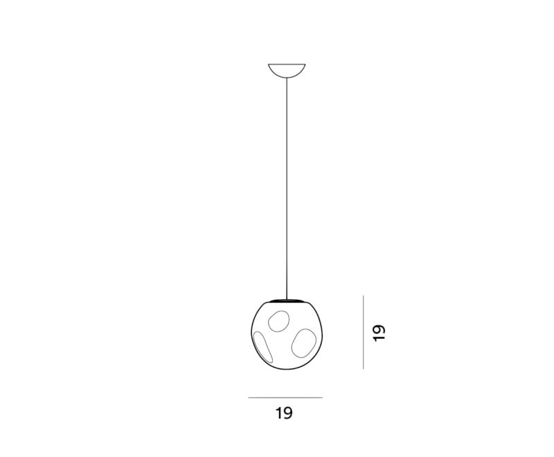 Hoba hanglamp  