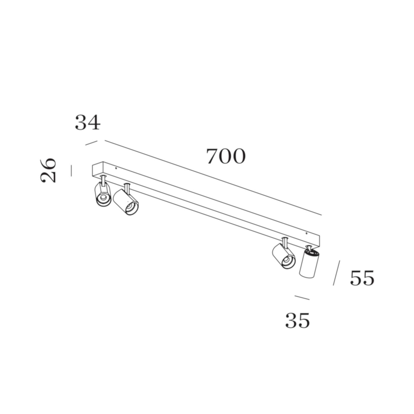 Ceno surface 4.0 plafondlamp