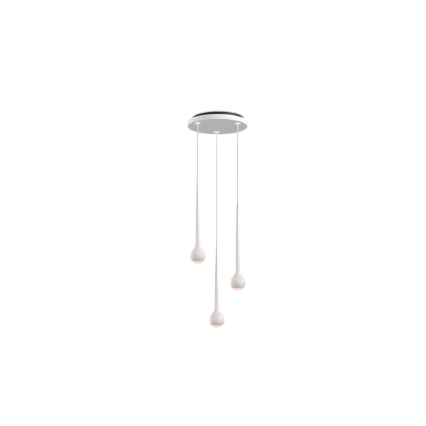 Falling Sun Chandelier 3 voudig hanglamp