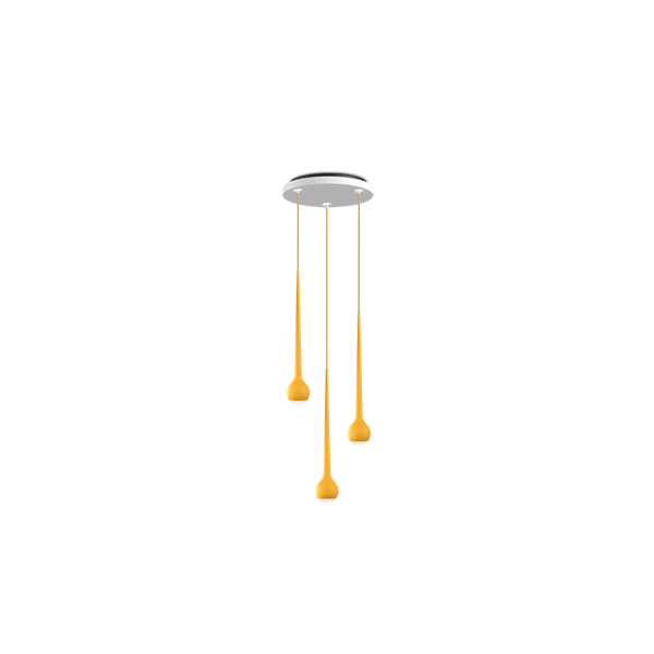 Falling Sun Chandelier 3 voudig hanglamp