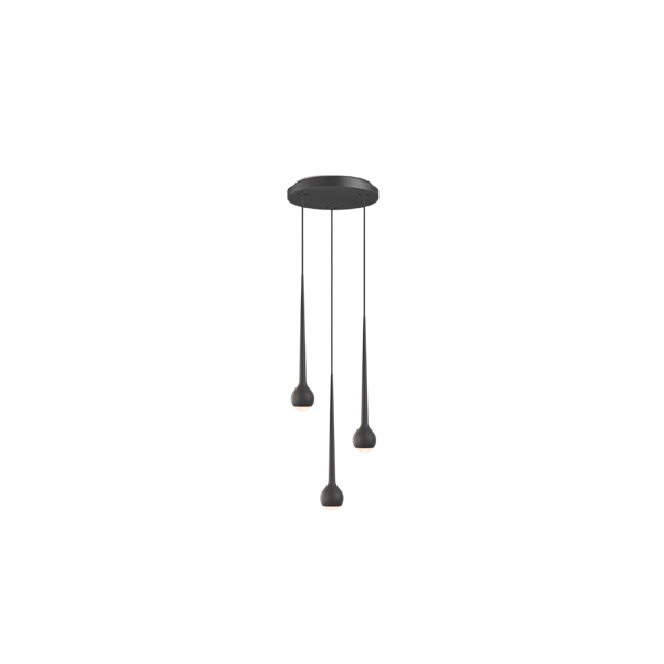 Falling Sun Chandelier 3 voudig hanglamp