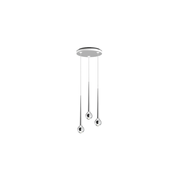 Falling Sun Chandelier 3 voudig hanglamp