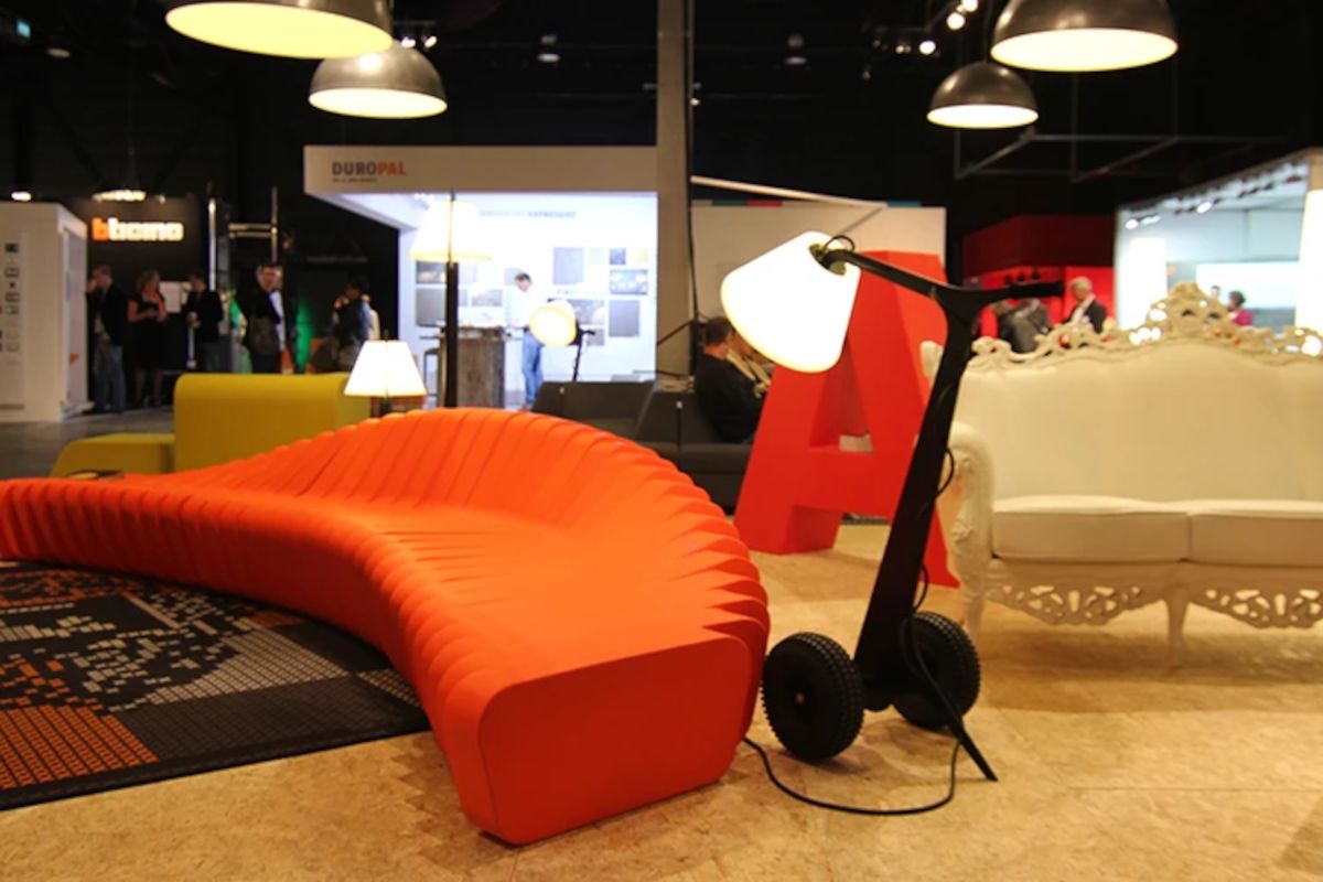 Trolley vloerlamp