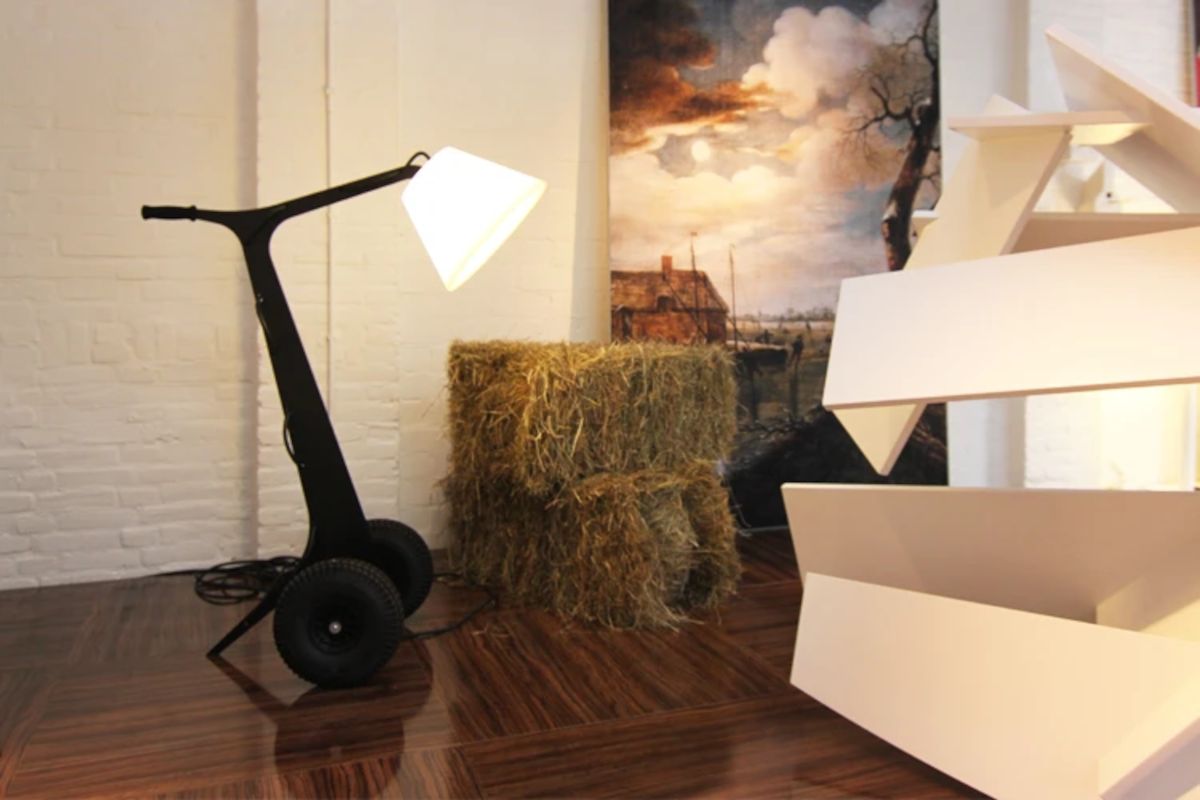 Trolley vloerlamp