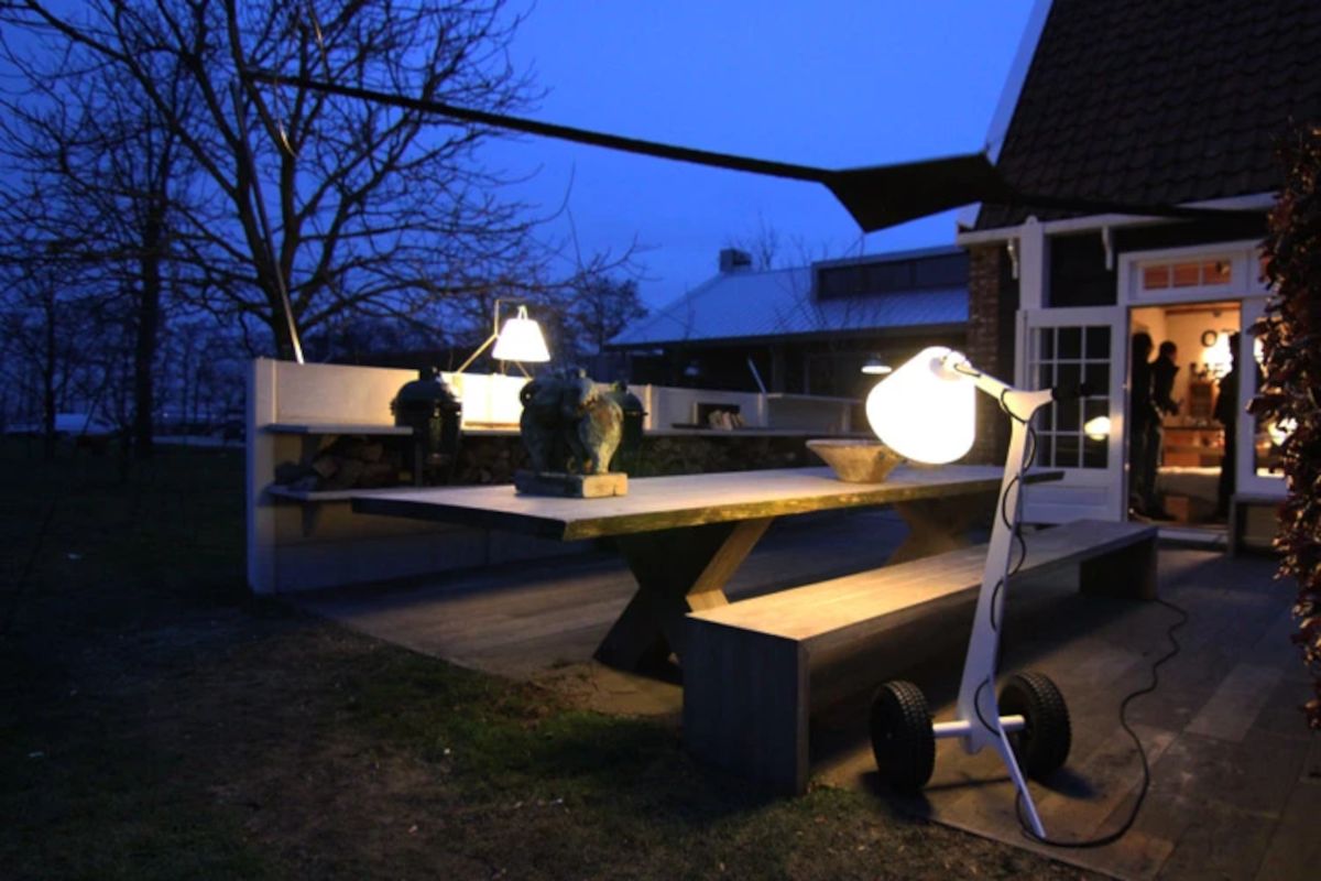 Trolley vloerlamp