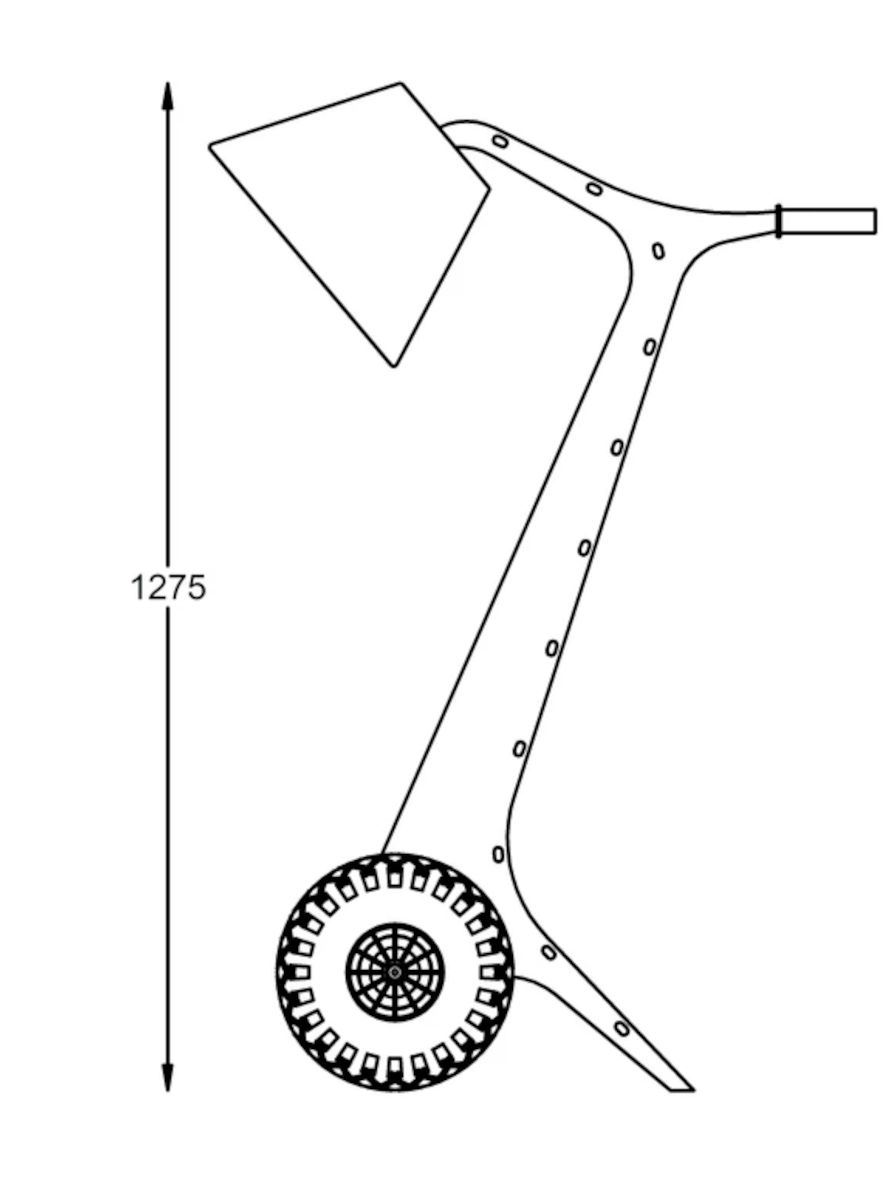 Trolley vloerlamp