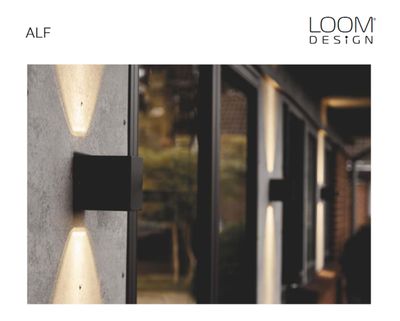 Alf IP65 wandlamp  