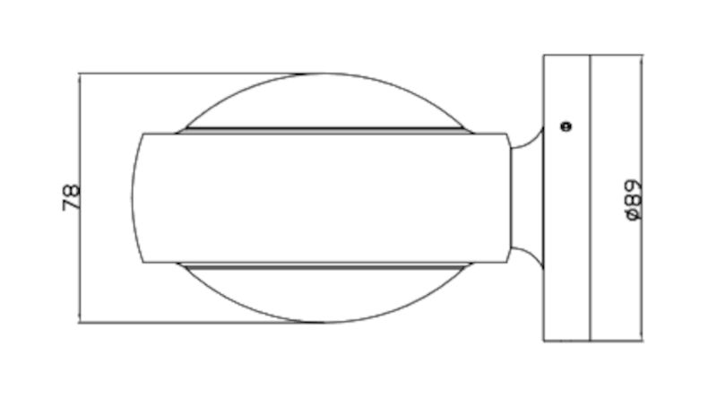 Optic wandlamp 