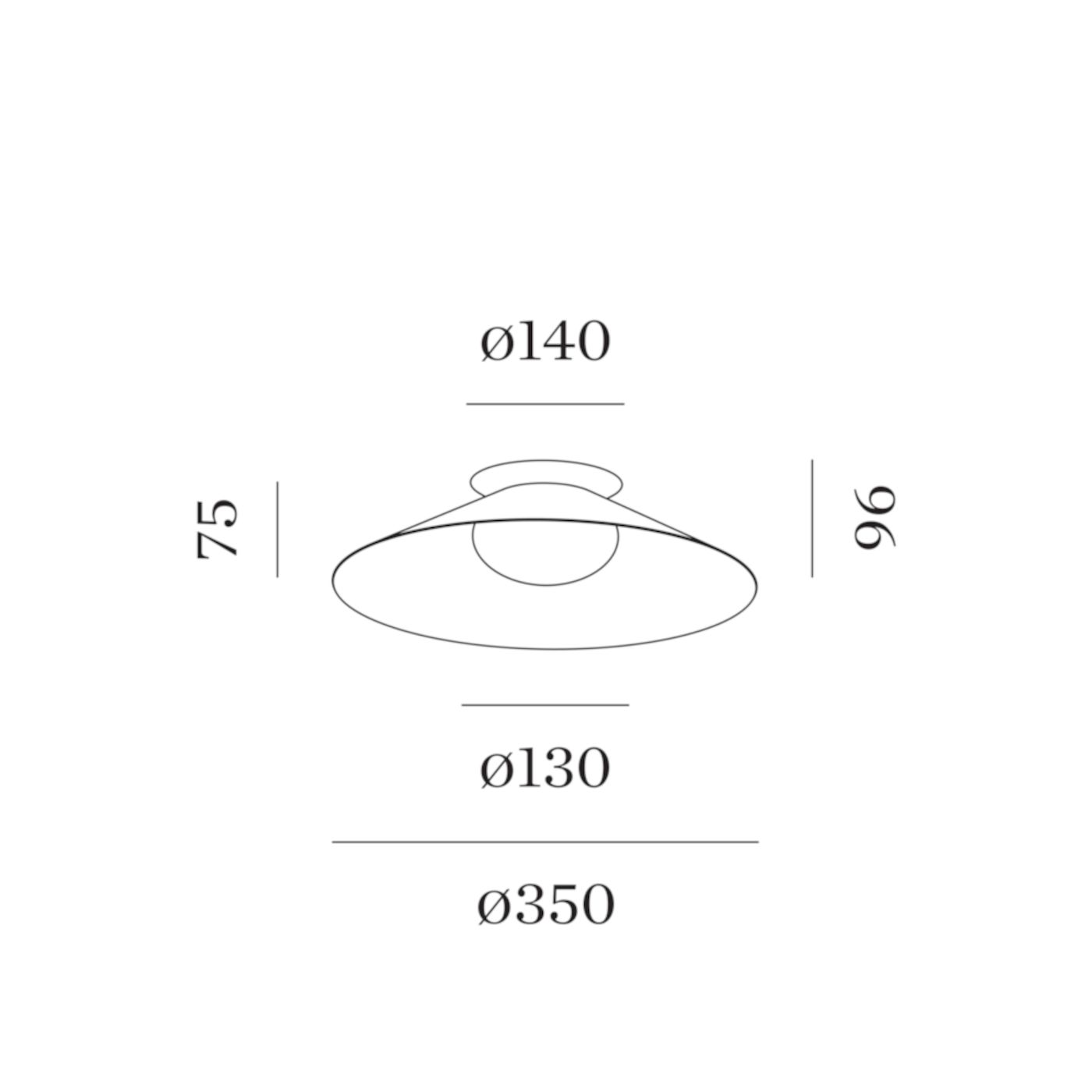 Clea 1.0  plafondlamp  