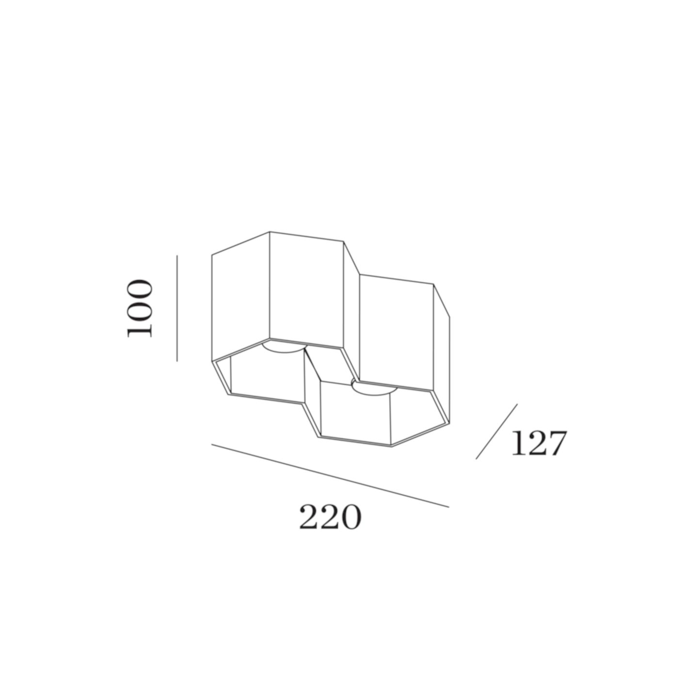 Hexo 2.0  PAR16 plafondspot  