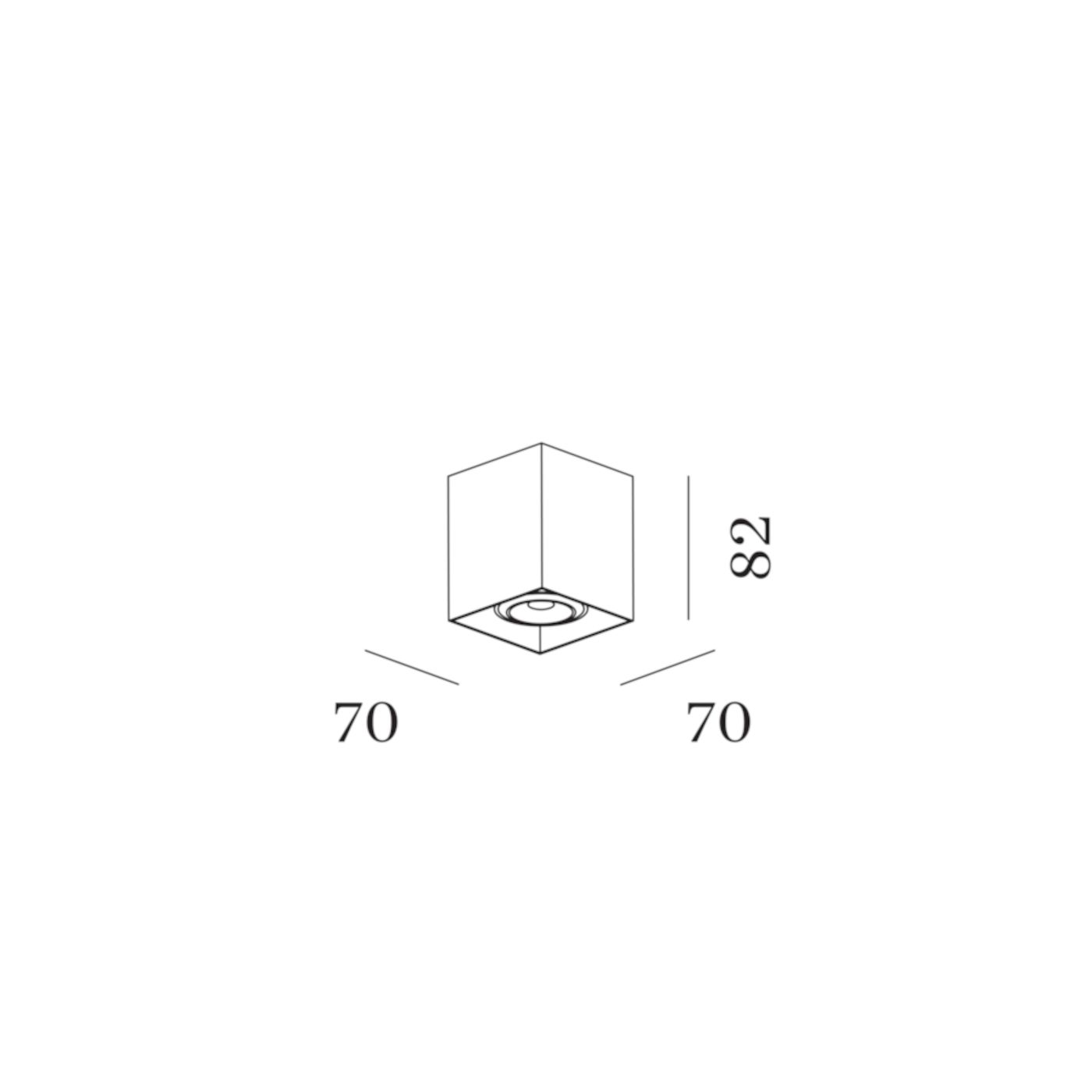 Box mini 1.0  PAR16 plafondspot 