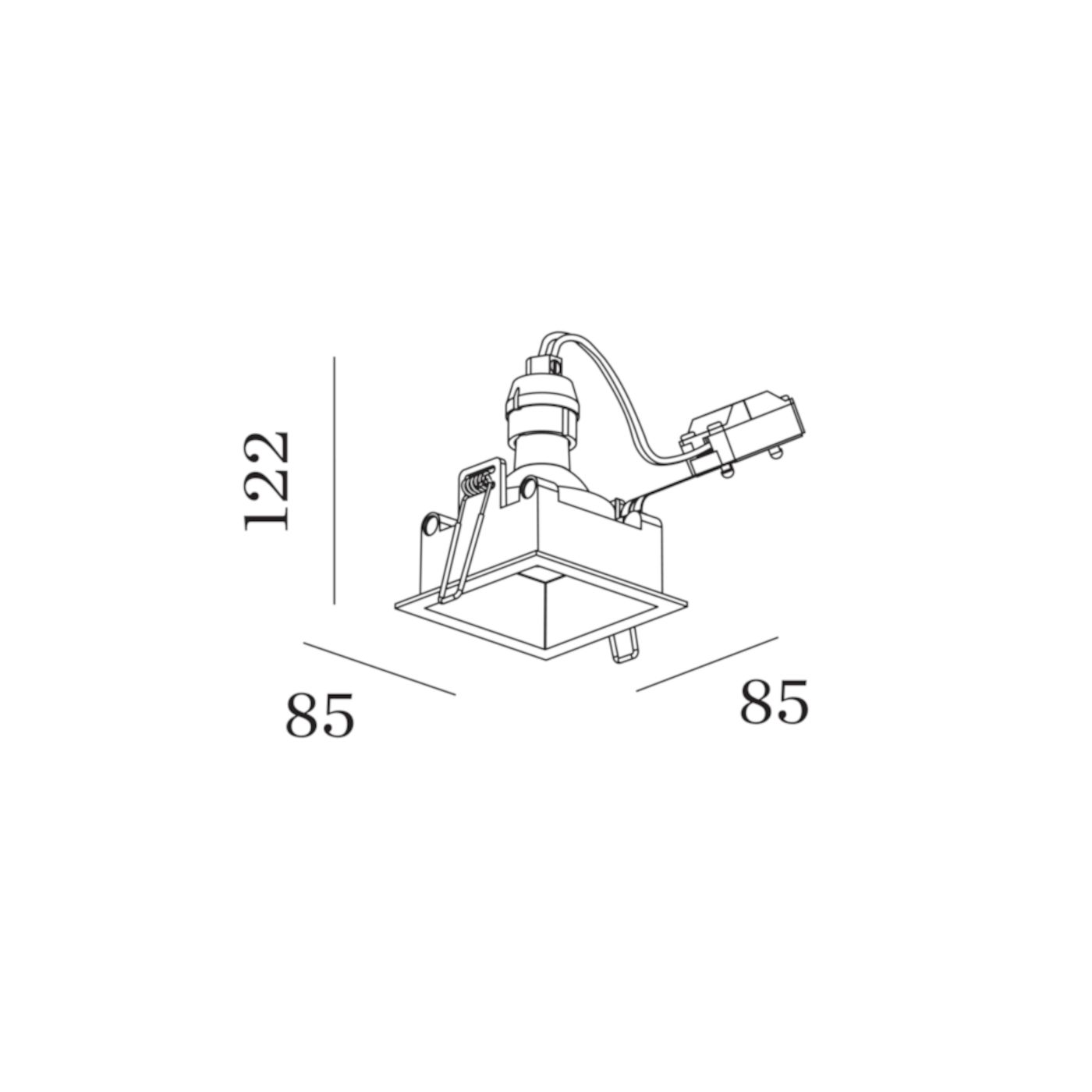 Plano IP44  1.0 PAR16 plafondspot  