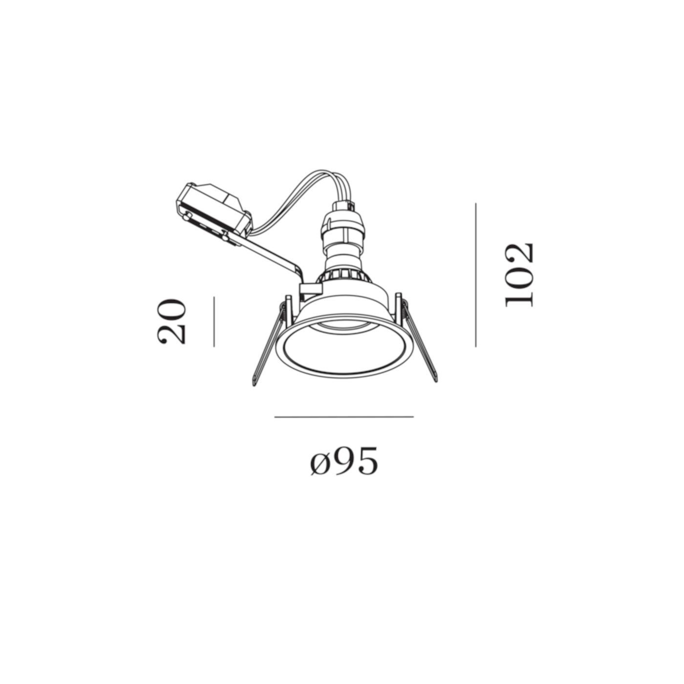 Deep IP44  1.0 PAR16 plafondspot   