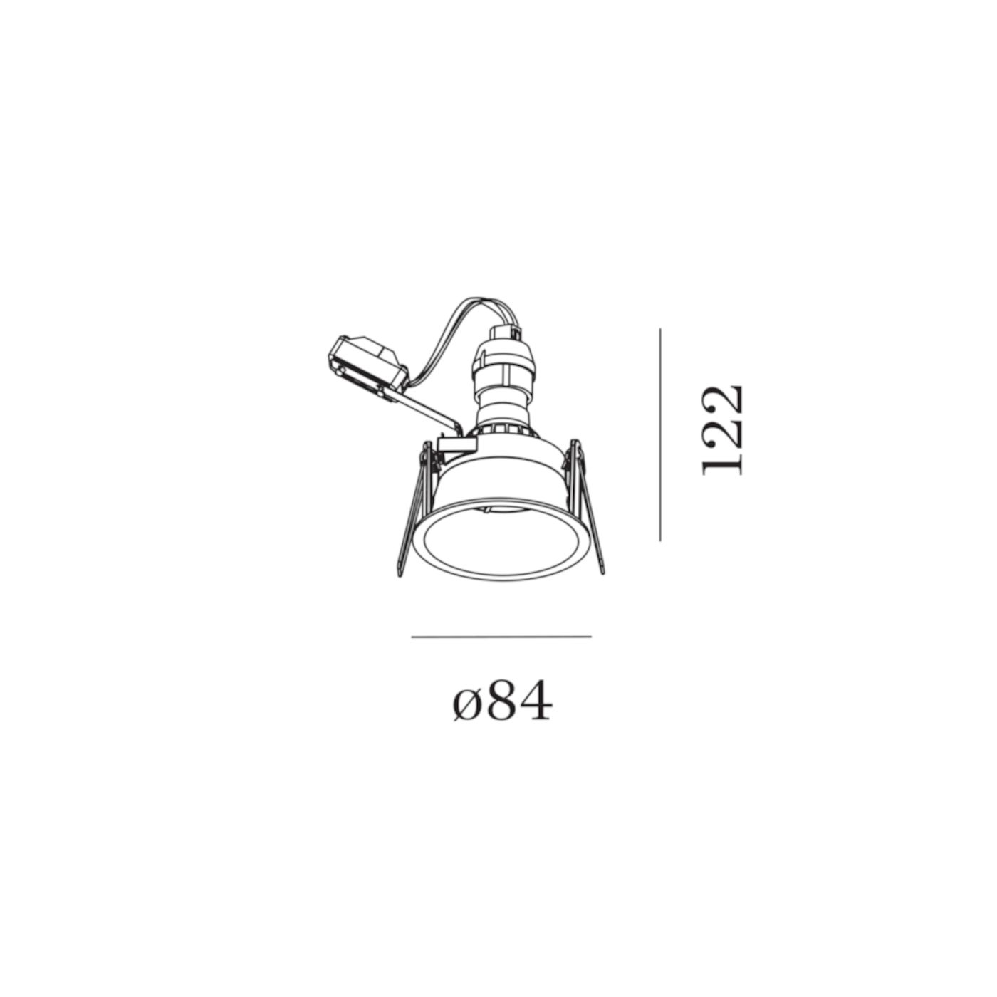Deeper IP44  1.0 PAR16 plafondspot  