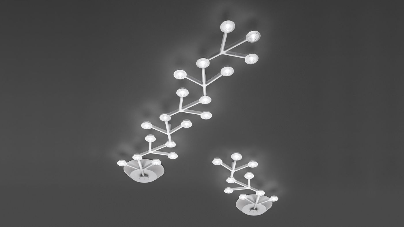 Led Net line plafondlamp 