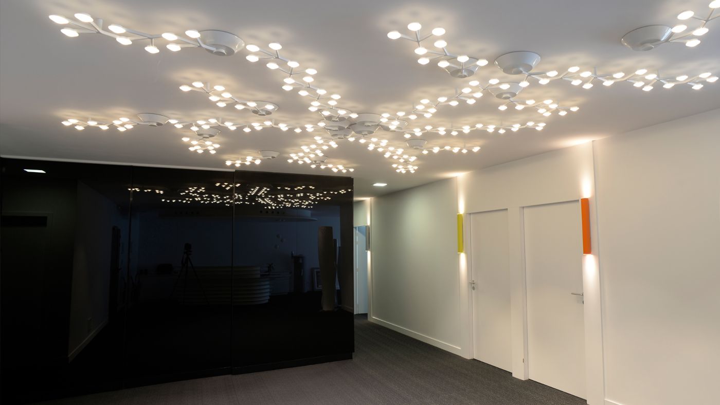 Led Net line plafondlamp 