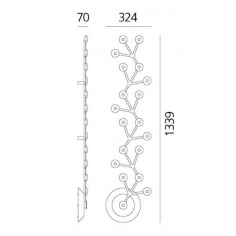 Led Net line plafondlamp 