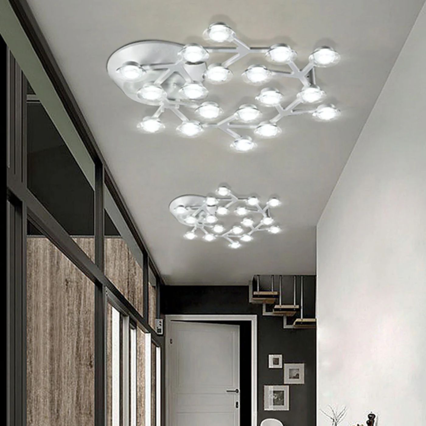 Led Net circle plafondlamp