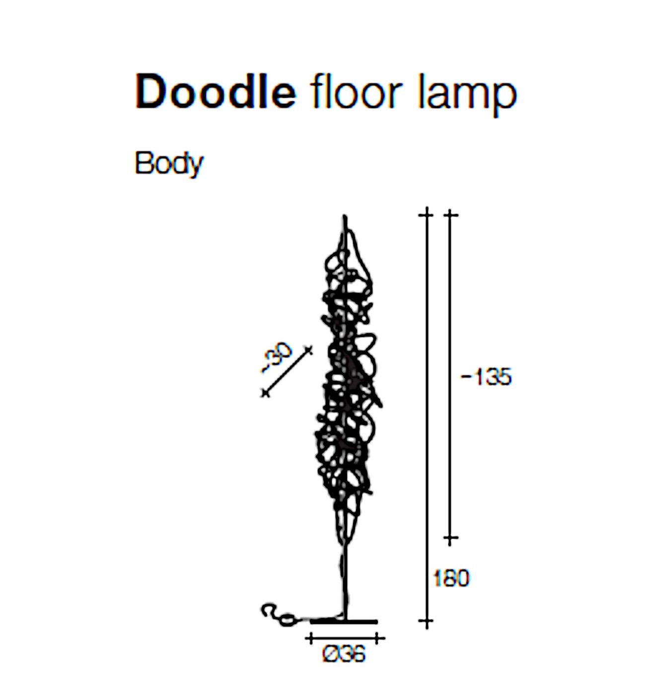 Doodle vloerlamp