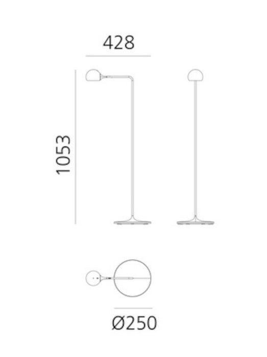 Ixa reading floor vloerlamp 