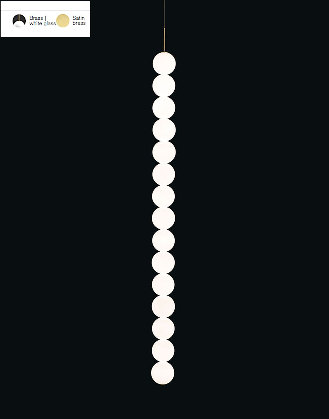 Abacus hanglamp. Large. 15 bollen