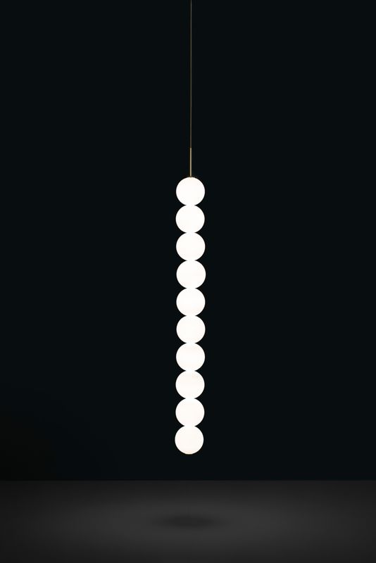 Abacus hanglamp. Medium. 10 bollen 