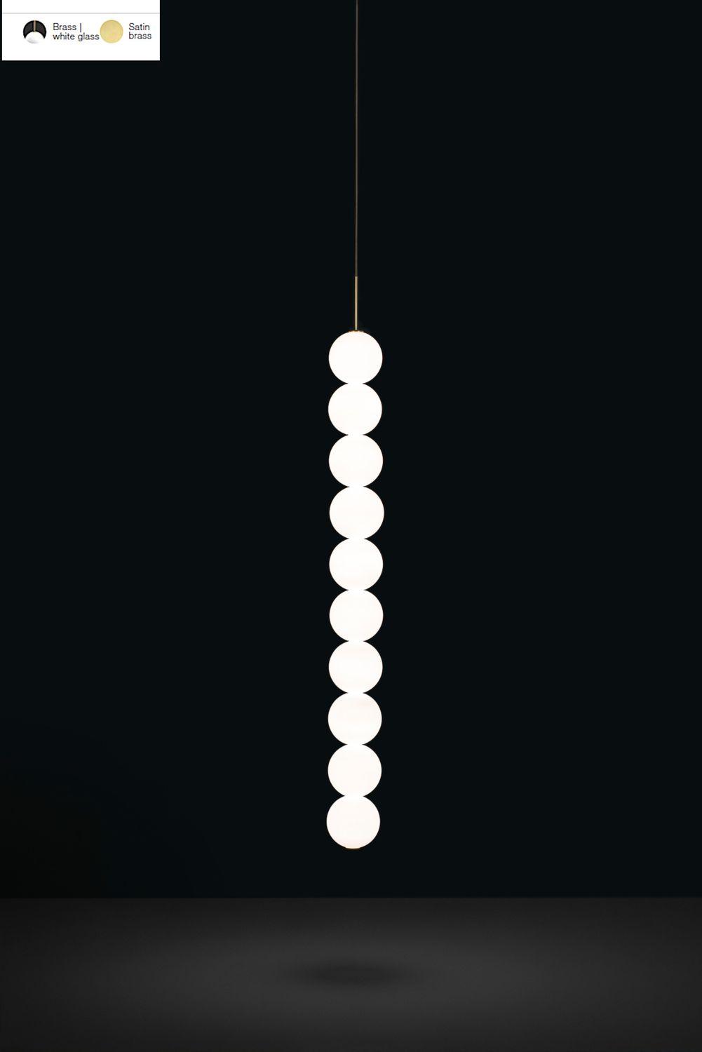 Abacus hanglamp. Medium. 10 bollen 