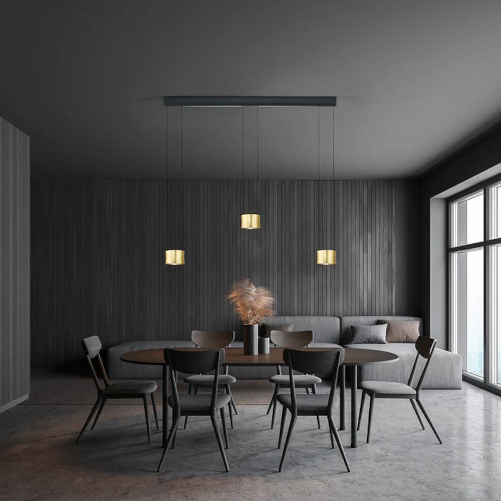 Impulse hanglamp dievoudig met hoogteverstelling