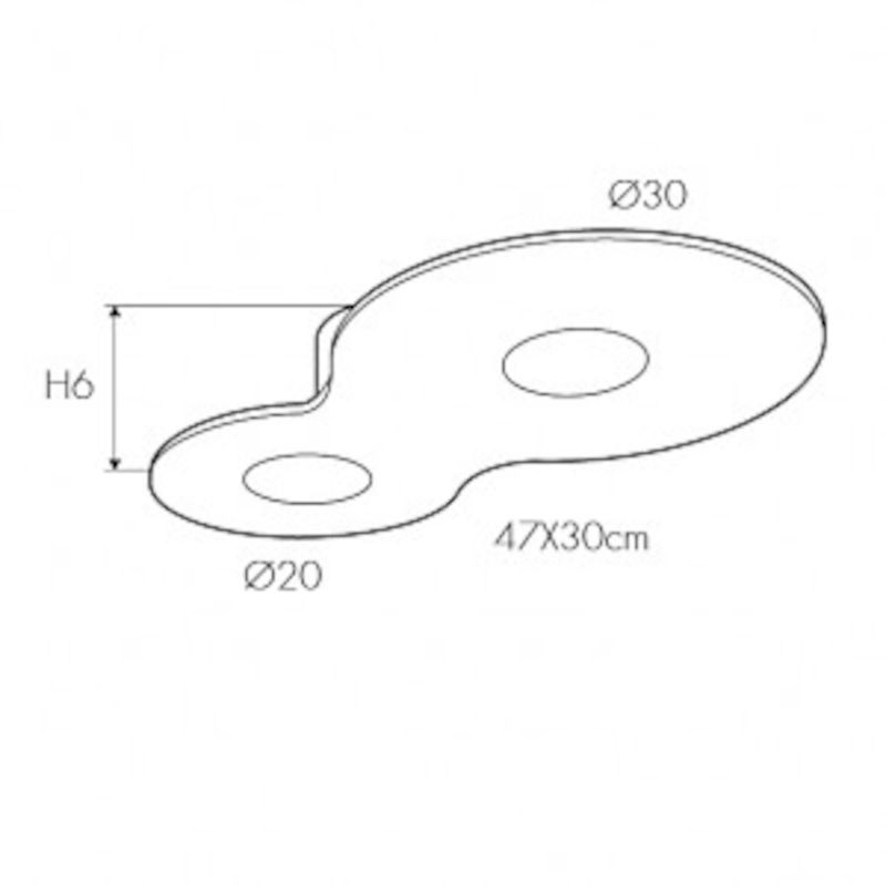 Oeil plafondlamp