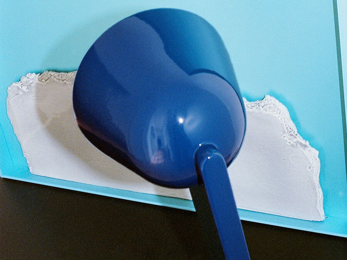 Ceramique tafellamp. Blue Navy