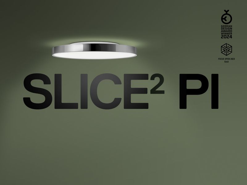 Slice² PI plafondlamp. M